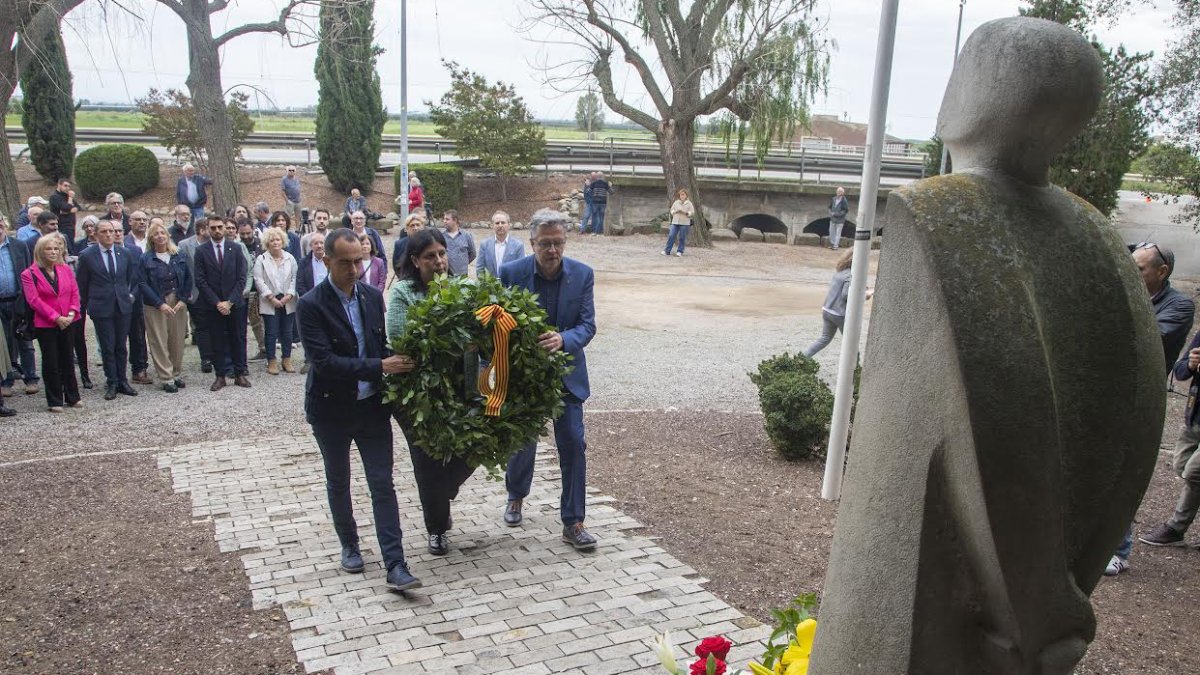 Eles reivindicam as origens rurais de Lluís Companys al Tarròs no 84º aniversário de seu fuzilamento