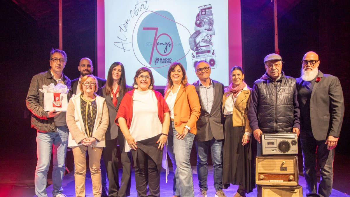 Ràdio Tàrrega comemora 70 anos com uma festa emocionante