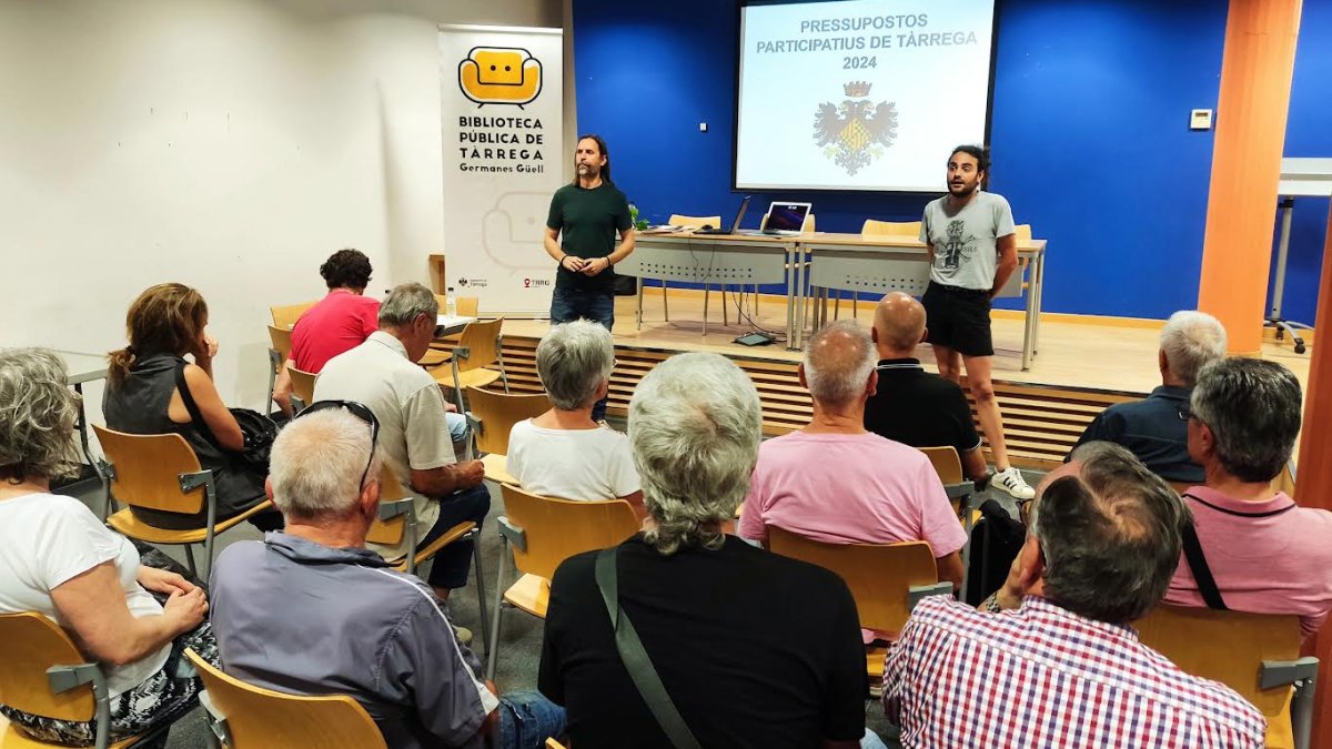 Tàrrega abre a votação final sobre orçamentos participativos na segunda-feira, 11 de novembro